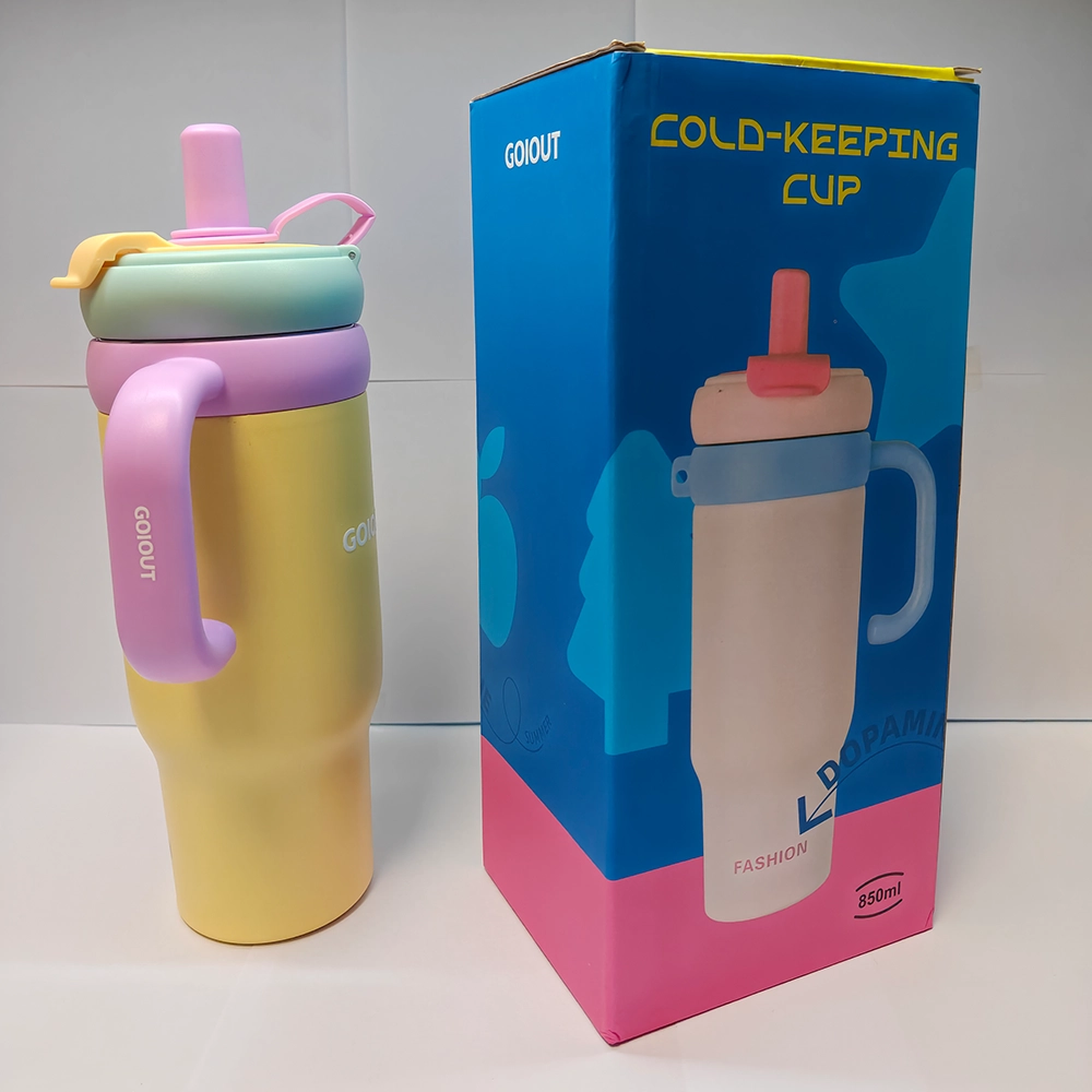 316 Stainless Steel Insulated Tumbler with Handle - 850ml